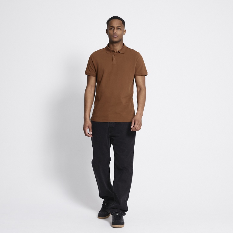 Polo shirt "Alan" Tobacco
